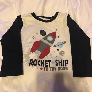 Two piece set-long sleeve shirt and vest